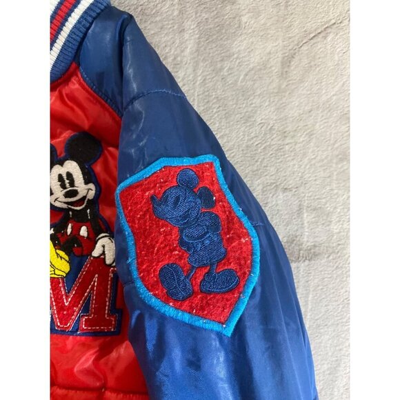 Disney Store Kids Full Zip Puffer Hooded Mickey Mouse Jacket - 5/6 - Picture 3 of 13